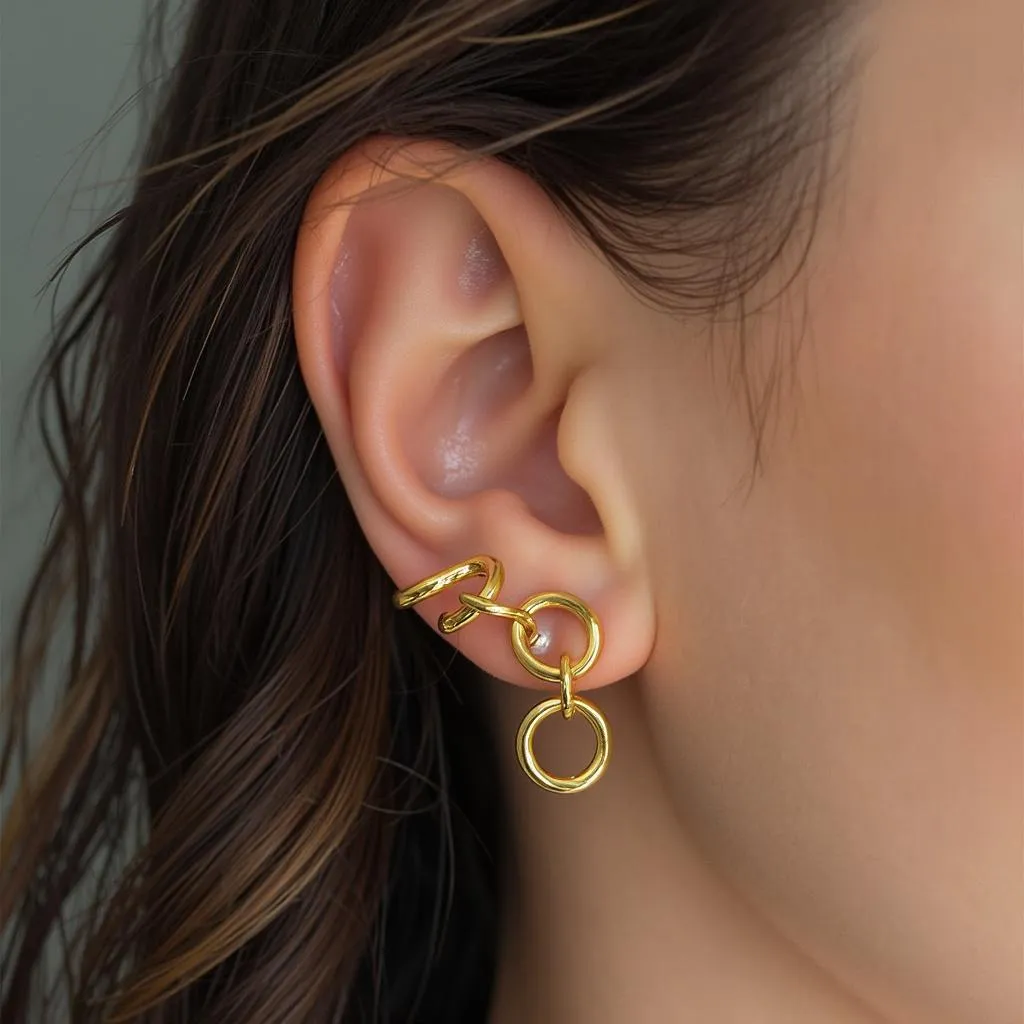 Piercing industrial decorativo