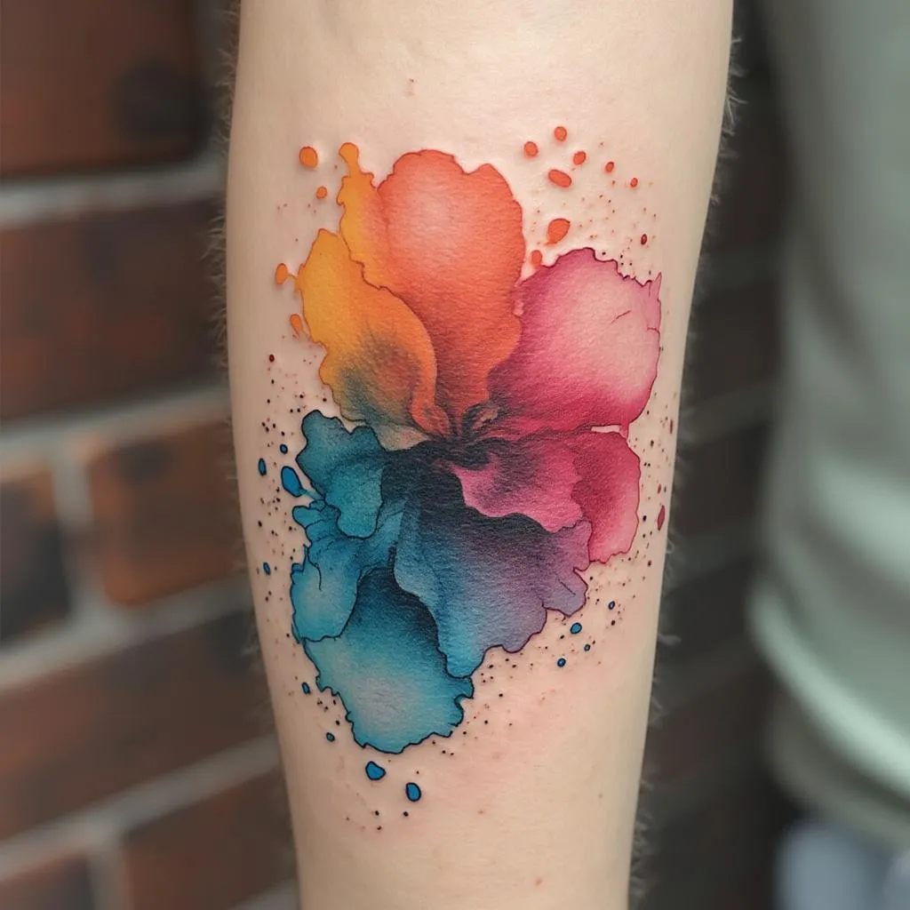 Tatuaje acuarela